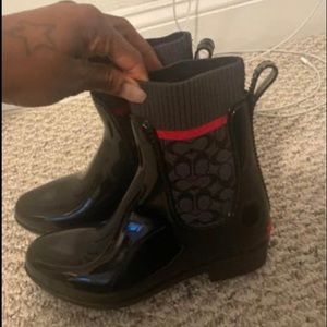 Women’s Coach Rainboots size 6